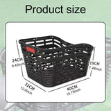 Maxbell Bike Rear Basket Bicycle Basket for Riding Accessories Camping Mountain Bike