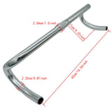 Maxbell Road Bike Bar Component Aluminum Alloy Bike Race Bar High Performance Sturdy Silver