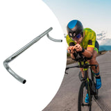 Maxbell Road Bike Bar Component Aluminum Alloy Bike Race Bar High Performance Sturdy Silver