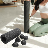 Maxbell Foam Roller Set Portable High Density for Balance Training Stretching Office