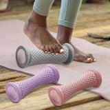 Maxbell Foot Massage Roller Compact Deep Tissue Massage for Shoulder Foot Hand Palms Purple