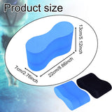 Maxbell Pull Buoy Soft Buoyancy Leg Float for Beginner Men Women Upper Body Strength Black