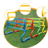 Maxbell Agility Hurdle Adjustable Height for Jumping Obstacle Courses Indoor Outdoor yellow