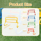 Maxbell Agility Hurdle Adjustable Height for Jumping Obstacle Courses Indoor Outdoor red