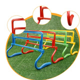 Maxbell Agility Hurdle Adjustable Height for Jumping Obstacle Courses Indoor Outdoor red