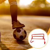 Maxbell Agility Hurdle Adjustable Height for Jumping Obstacle Courses Indoor Outdoor red