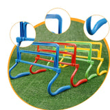 Maxbell Agility Hurdle Adjustable Height for Jumping Obstacle Courses Indoor Outdoor blue