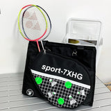 Maxbell Tennis Handbag Removable Storage Fitness Large Capacity Racquet Shoulder Bag Black