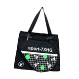 Maxbell Tennis Handbag Removable Storage Fitness Large Capacity Racquet Shoulder Bag Black