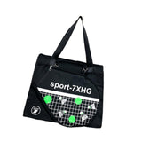 Maxbell Tennis Handbag Removable Storage Fitness Large Capacity Racquet Shoulder Bag Black