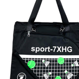 Maxbell Tennis Handbag Removable Storage Fitness Large Capacity Racquet Shoulder Bag Black