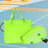 Maxbell Tennis Handbag Removable Storage Fitness Large Capacity Racquet Shoulder Bag Green