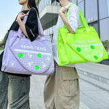 Maxbell Tennis Handbag Removable Storage Fitness Large Capacity Racquet Shoulder Bag Green