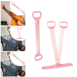 Maxbell Resistance Band with Handles Adjustable Exercise Band for Pilates Yoga Women without Foot Pedal