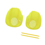 Maxbell 2Pcs Swimming Hand Paddles Flat Swim Gloves for Adults Enthusiasts Beginners yellow S