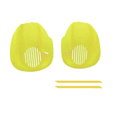 Maxbell 2Pcs Swimming Hand Paddles Flat Swim Gloves for Adults Enthusiasts Beginners yellow S