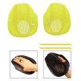 Maxbell 2Pcs Swimming Hand Paddles Flat Swim Gloves for Adults Enthusiasts Beginners yellow M