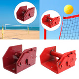 Maxbell Volleyball Net Tensioner Pole Rope Tightener for Outdoor Activities Backyard S