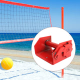 Maxbell Volleyball Net Tensioner Pole Rope Tightener for Outdoor Activities Backyard L