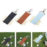 Maxbell Golf Tee Holder Women Men Stylish Golf Tee Carrier for Playing Golfing Belts Black