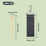 Maxbell Golf Tee Holder Women Men Stylish Golf Tee Carrier for Playing Golfing Belts Black