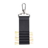 Maxbell Golf Tee Holder Women Men Stylish Golf Tee Carrier for Playing Golfing Belts Black