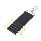 Maxbell Golf Tee Holder Women Men Stylish Golf Tee Carrier for Playing Golfing Belts Black