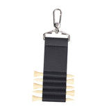 Maxbell Golf Tee Holder Women Men Stylish Golf Tee Carrier for Playing Golfing Belts Black