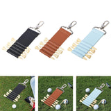 Maxbell Golf Tee Holder Women Men Stylish Golf Tee Carrier for Playing Golfing Belts Black