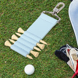 Maxbell Golf Tee Holder Women Men Stylish Golf Tee Carrier for Playing Golfing Belts Blue