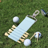 Maxbell Golf Tee Holder Women Men Stylish Golf Tee Carrier for Playing Golfing Belts Blue
