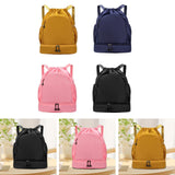 Maxbell Sports Drawstring Backpack Rucksack Party Travel Organizer Women Men Gym Bag Khaki