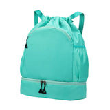 Maxbell Sports Drawstring Backpack Christmas Swim Wet and Dry Separation Bag Gym Bag