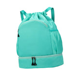 Maxbell Sports Drawstring Backpack Christmas Swim Wet and Dry Separation Bag Gym Bag