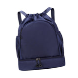 Maxbell Sports Drawstring Backpack Rucksack Party Travel Organizer Women Men Gym Bag Dark Blue