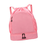 Maxbell Sports Drawstring Backpack Rucksack Party Travel Organizer Women Men Gym Bag Pink