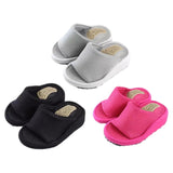 Maxbell Wedge Sandal Slides Foot Massage Calf Stretcher Household Half Sole Slippers Black