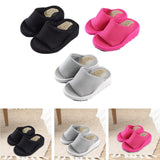 Maxbell Wedge Sandal Slides Foot Massage Calf Stretcher Household Half Sole Slippers Black