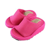 Maxbell Wedge Sandal Slides Foot Massage Calf Stretcher Household Half Sole Slippers Rose