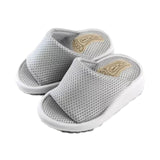 Maxbell Wedge Sandal Slides Foot Massage Calf Stretcher Household Half Sole Slippers Gray