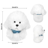 Maxbell Dog Plush Driver Head Cover Anti Scratch Women Men Gift Funny Golf Headcover White