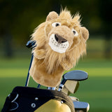 Maxbell Plush Lion Golf Wood Headcover Soft Golf Head Cover for Adults Golf Supplies