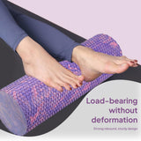 Maxbell Foam Roller 6 inch Round Equipment Balance Trainer for Massage Back Violet