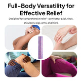 Maxbell Foam Roller 6 inch Round Equipment Balance Trainer for Massage Back Violet