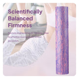 Maxbell Foam Roller 6 inch Round Equipment Balance Trainer for Massage Back Violet