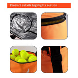 Maxbell Tennis Ball Bag Ideal Gift Foldable Adjustable Shoulder Strap for Gym Sports