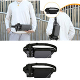 Maxbell Fanny Pack for Men Women Adjustable Belt Waist Bag for Running Sports Casual grey