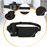 Maxbell Fanny Pack for Men Women Adjustable Belt Waist Bag for Running Sports Casual black