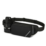 Maxbell Fanny Pack for Men Women Adjustable Belt Waist Bag for Running Sports Casual black