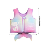 Maxbell Mermaid Pool Float Inflatable Swimming Ring for Vacation Beach Swimming Pool Vest